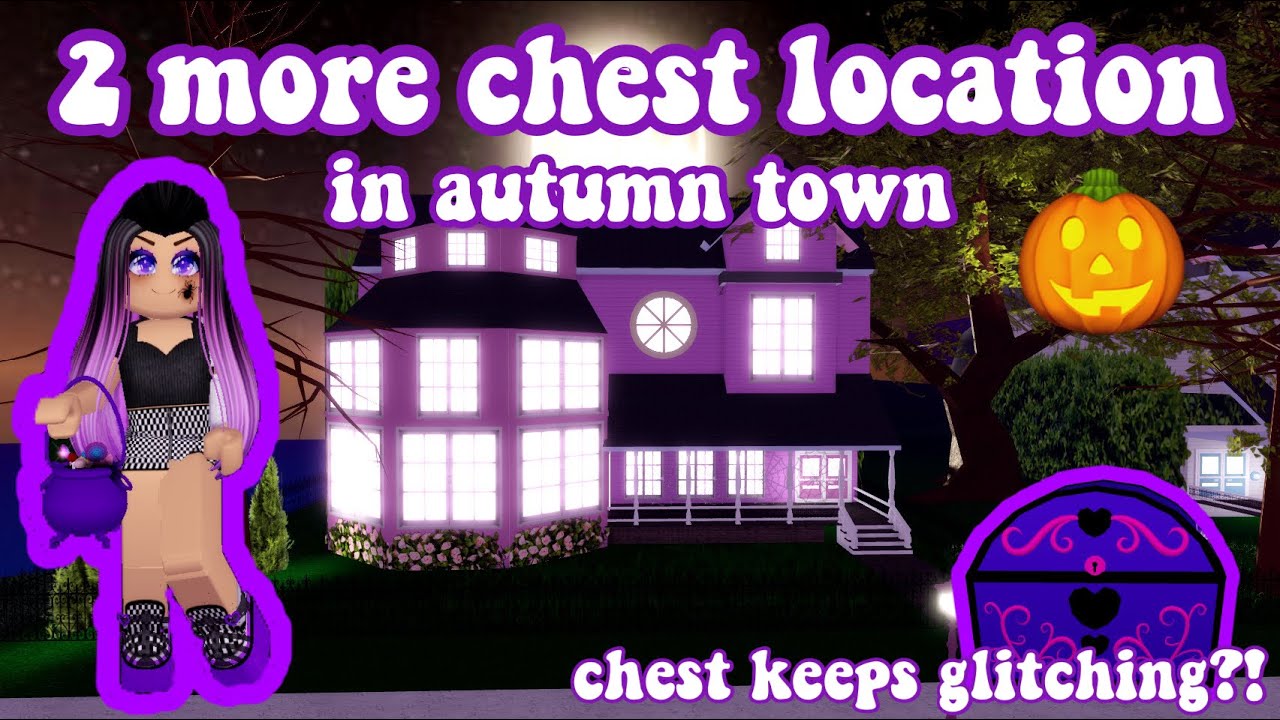 2 Chest Location in Royale High Autumn Town My Dolly and Bat Top Hat