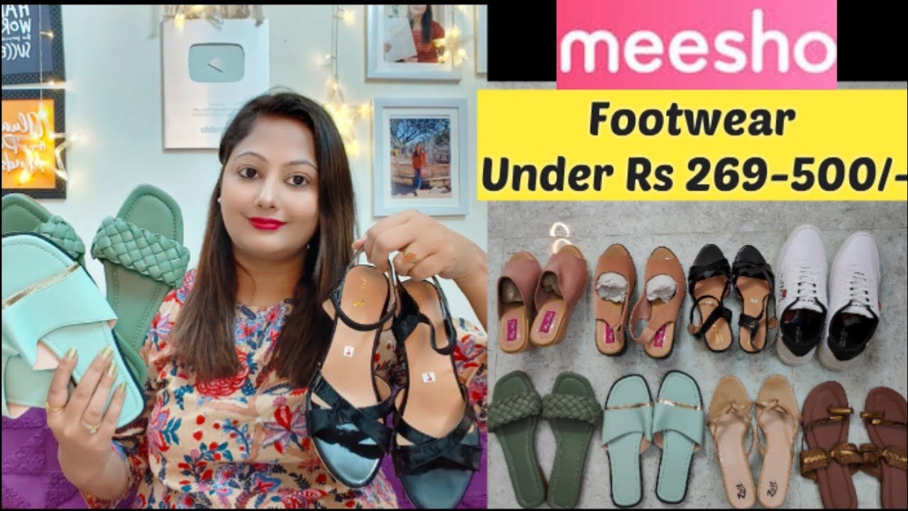 Meesho Footwear Haul Starting Rs 259 Meesho Heels/Flats/Shoes Haul Under Rs 259500/ YouTube