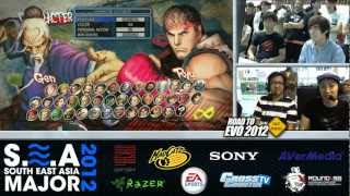 Madcatz Daigo (Ryu) vs DM | Cross Counter Asia Xian (Gen) Race to 7 - SEA Major Grand Finals pt 3