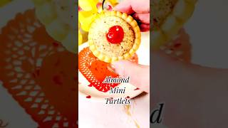 Almond Mini Tartlets #shorts #baking #desserts #easyrecipe #minidesserts #tartlets