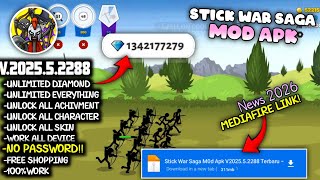 Stick War Saga Mod Apk V2025.5.2288 Terbaru 2026 - Unlimited Diamond & No Password No ads
