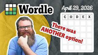 I didn't think of it | Wordle #1775 (April 29, 2026)