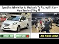 Spending Whole Day At Mechanic To Fix Joshi’s Car + Gym Session | Vlog 77