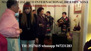 Video thumbnail of "LA FLOR DE LA CANELA-LUCY AVILES Y  MARIACHI JALISCO DE EDDY SOSA LIMA PERÚ"