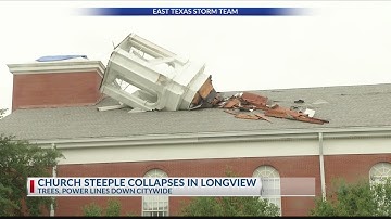 Storm leaves damage in Longview, across East Texas