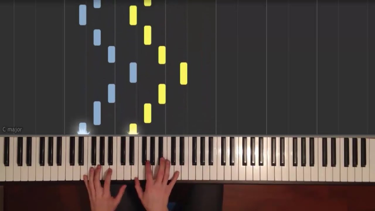 Piano Lesson 2 Arpeggios in C How to play Piano for Beginners (Synthesia) YouTube