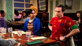 The Big Bang Theory-Sheldon Drinks From Leonard's Glass