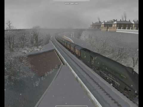 A4 Pacific "Bittern" on fast freight! (Railworks t...