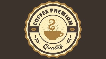 Creating a Coffee Premium Label  Design Using Free Fonts - Coreldraw Tutorials