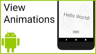 In this video we will learn, how to use the androidviewanimation
library, which makes it very easy animate views with lots of different
kinds animation...