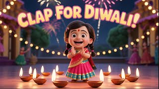 ✨ Light the Diya, Clap for Diwali! | Fun Kids Diwali Song 🎆🪔 Thumb