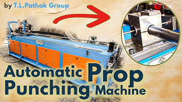 AUTOMATIC PROP PUNCHING #pipepunching #punchingmachine #highquality #manufacturer #heavymachinery