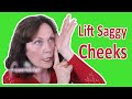 Facial exercise  cheek lift without surgery