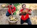 NATTU KOZHI IDIYAL RASAM | Country Chicken Soup Recipe Cooking In Village | World Food Tube