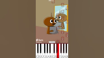 Sprunki animation Сhum Busket! Simon and Brud (@2DStyle) - Octave Piano Tutorial