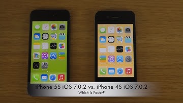 iPhone 5S iOS 7.0.2 vs. iPhone 4S iOS 7.0.2 - Which Is Faster?