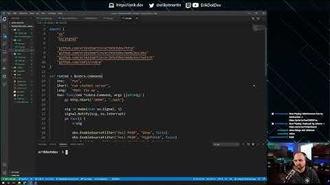 Live Coding: Building a Twitch bot in Go 7/29/20 (controlling Hue lights and refactoring)