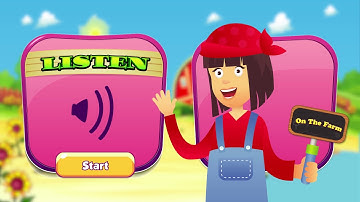 Bé học Tiếng Anh về tên các con vật trong nông trại - On the Farm - Chuồn Chuồn TV 💖💖💖