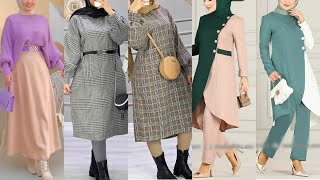 موضة خريف 2023/2024🌟موديلات ألبسة نسائية للمحجبات modest clothing/hijab style/modest fashion