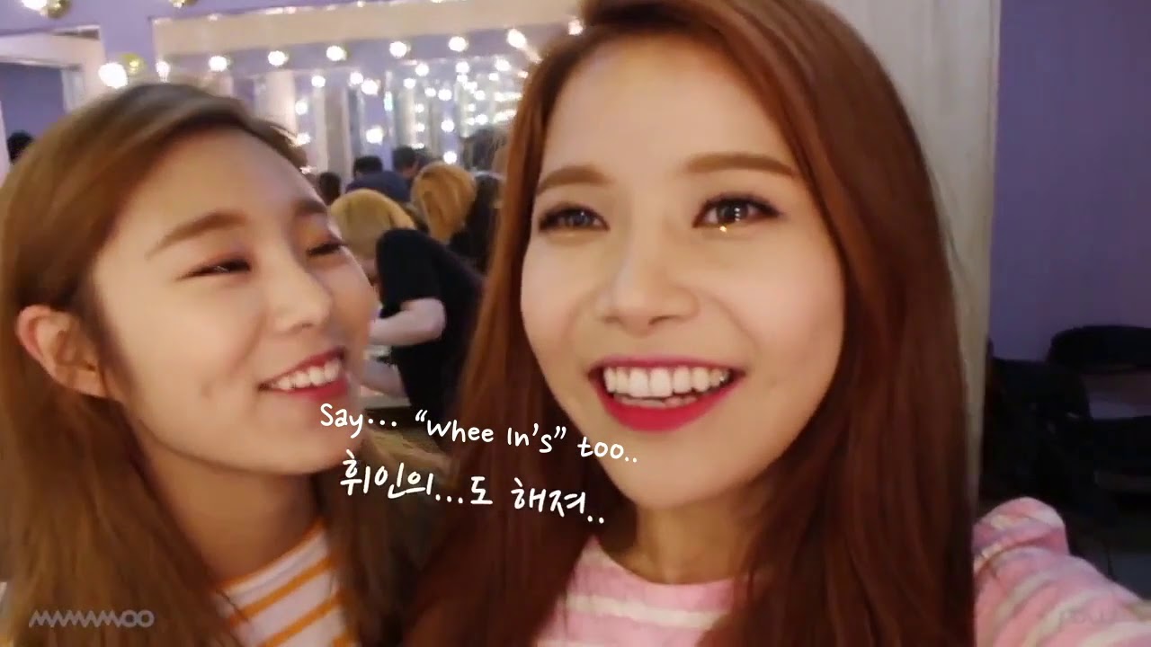 Mamamoo Wheein being adorable