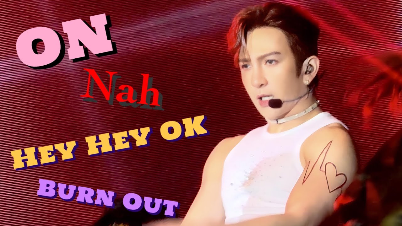 [4K Fancam] Chill Club Live演唱會 《ON, Nah, Hey Hey OK, Burn out 》Anson Lo Stanley 20240731