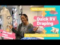 RV Draping, a Mini Fabric Haul, RV Insulation Update, &amp; the Mail Saga Continues