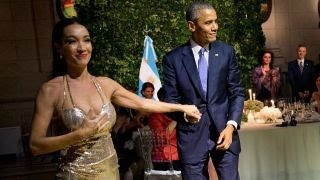 Obama's tango sparks outrage while Brussels grieves