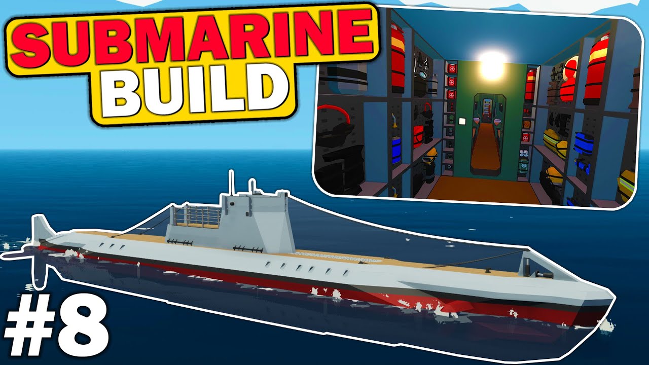 Bunk Beds & Equipment Room! Submarine Build Part 8 YouTube
