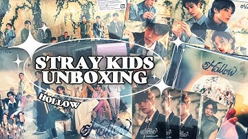Unboxing Hollow 3rd Japanese Mini Album | Stray Kids 🌿🫧