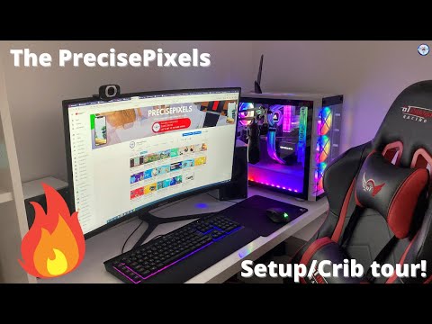 The PRECISE PIXELS Setup/Room Tour!