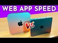 Volterra vs M1 Mac Mini | Microsoft ARM PC web speed