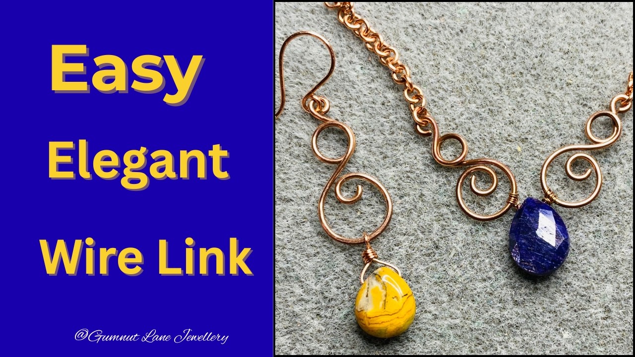 Простое и элегантное звено из проволоки для начинающих | Урок по изготовлению ювелирных изделий