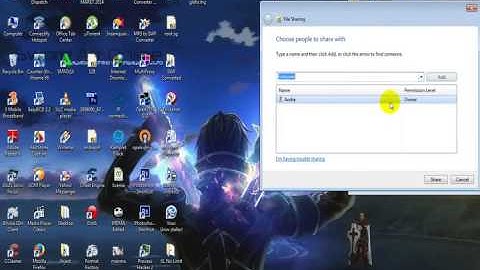 Cara Sharing data dengan Peer To Peer