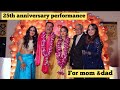 25th anniversary performance  by daughters vidhi bajaj  mohit bajaj