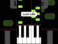 Lush Life (Piano Tutorial) #treading #piano
