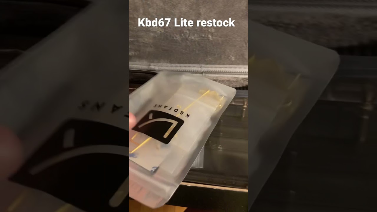 Kbd67 Lite restock 🤤