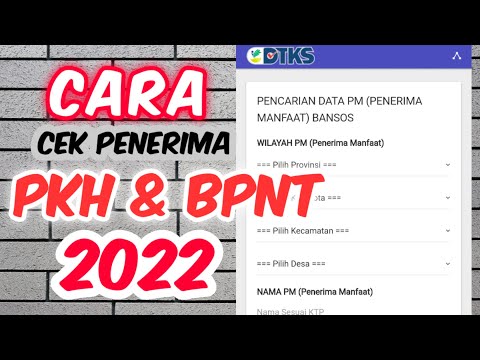 CARA CEK BANSOS PKH DAN BPNT MELALUI HP TAHUN 2022