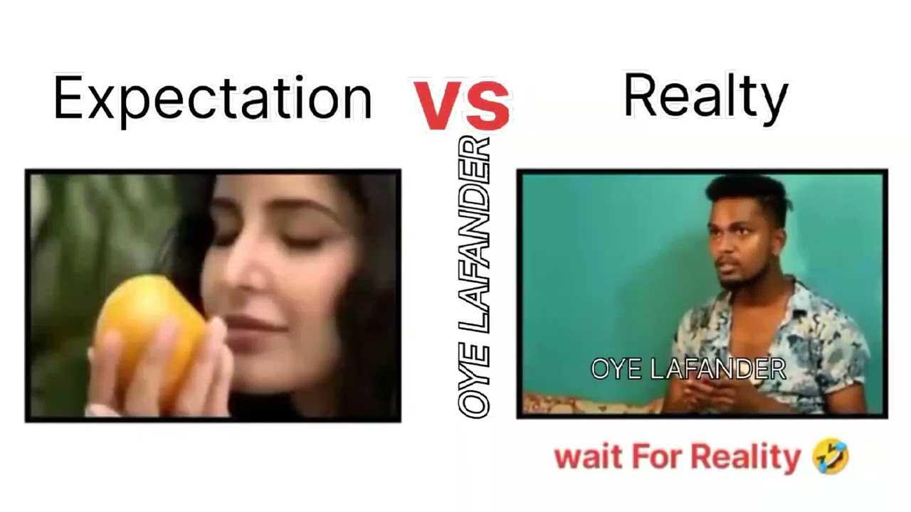 Expectation VS Realty @oyelafander