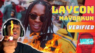 Laycon feat. Mayorkun - Verified (Official Video) REACTION