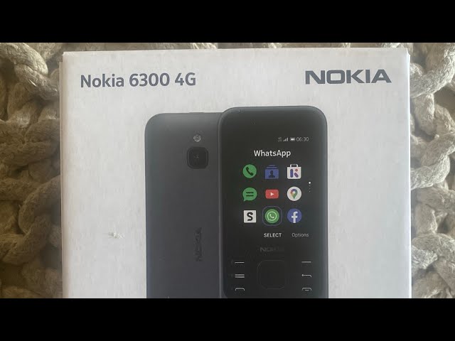 Nokia 6300 4G - Unboxing in Cyan 