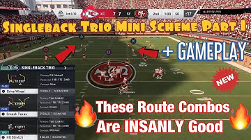 Singleback Trio Mini Scheme Part 1: These Route Combinations Are UNSTOPPABLE!