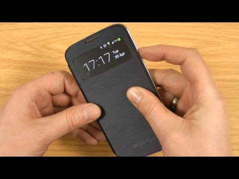 Official Samsung Galaxy S4 S-View Cover Review - Black