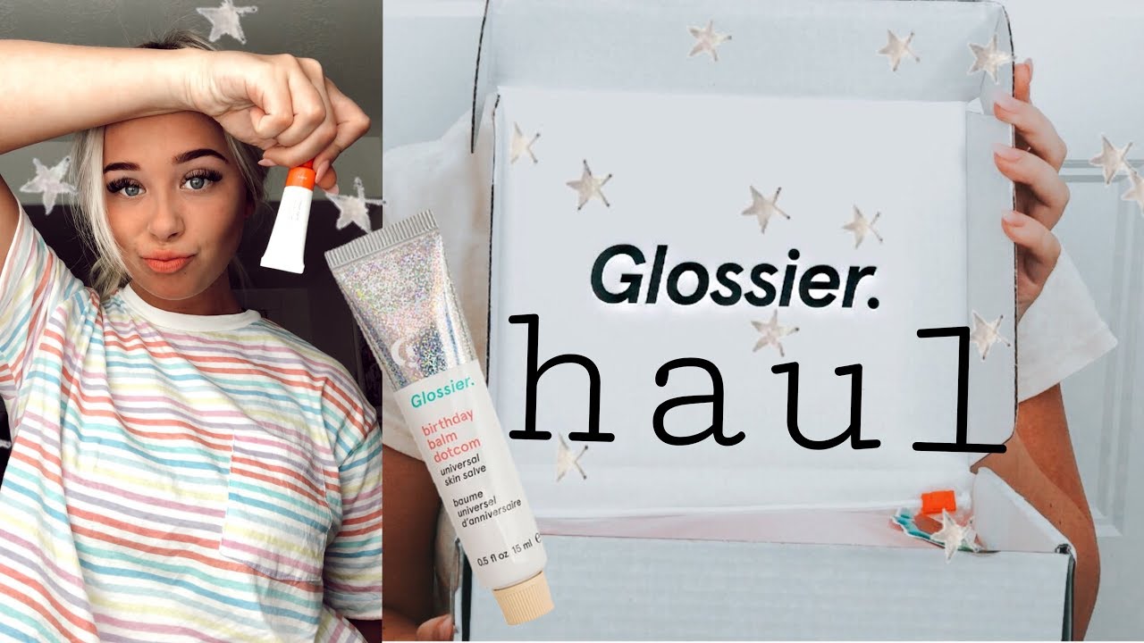 GLOSSIER MAKEUP HAUL // UNBOXING YouTube