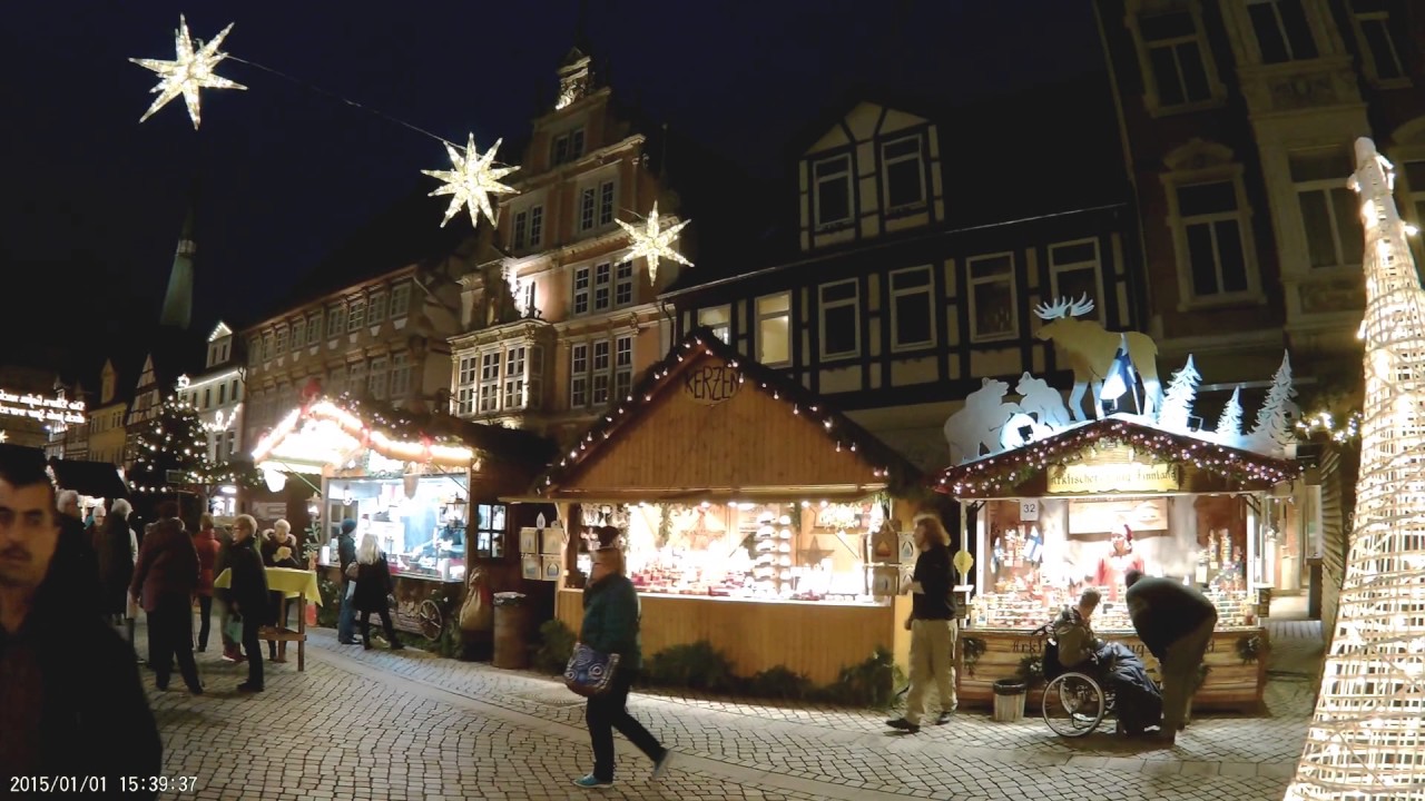 Weihnachtsmarkt Hameln 2016 : Rundgang ; 4 K - YouTube