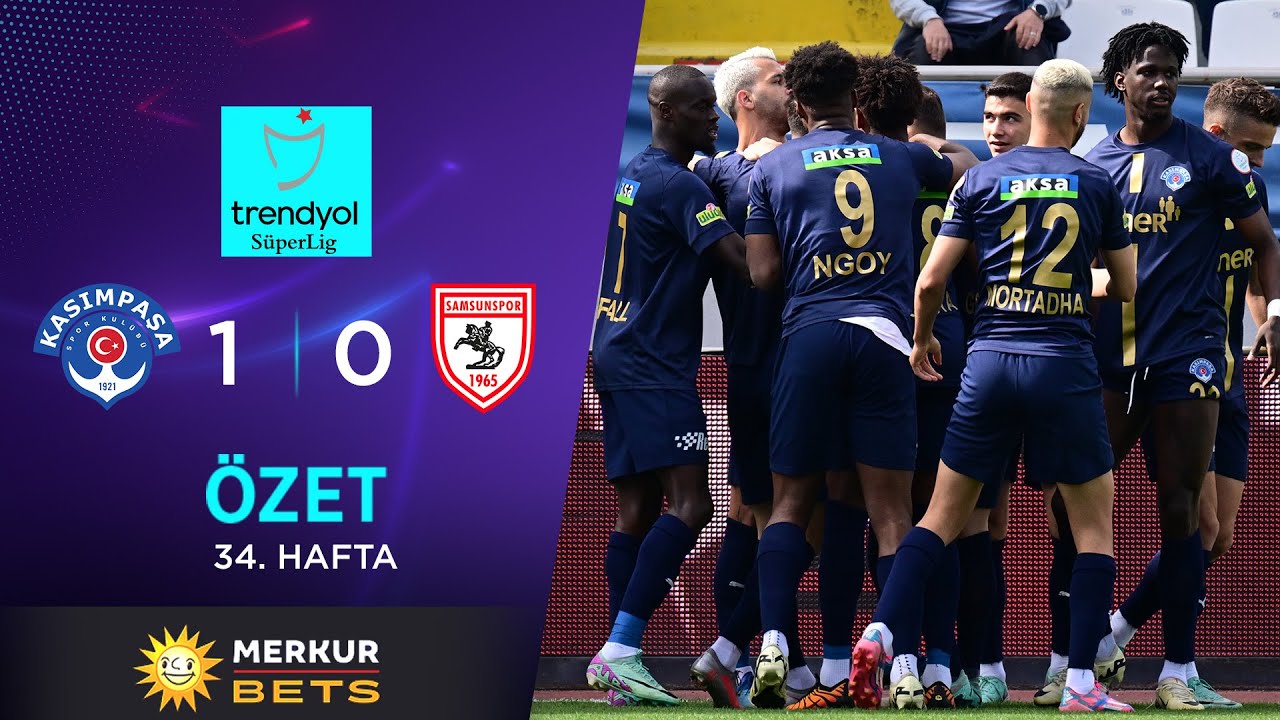 Merkur-Sports | Kasımpaşa (1-0) Y. Samsunspor - Highlights/Özet | Trendyol Süper Lig - 2023/24
