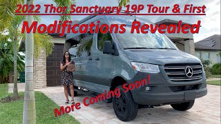 Modification Video # 1:  2022 Thor Sanctuary / Tranquility 19P Tour & First MODIFICATIONS REVEALED