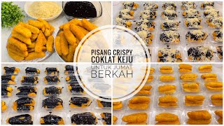 PISANG CRISPY COKLAT KEJU UNTUK JUMAT BERKAH || CARA MEMBUAT PISANG GORENG KRISPI