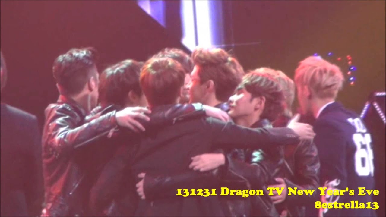 【Donghae Fancam】131231 Dragon TV New Year's Eve  SJ-M EXO-M