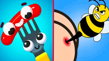 Help Me Tricky Story vs ForkNSausage - All Levels Gameplay (Android,iOS) Part 36