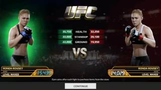 Ronda Rousey (H2H Edit) vs Ronda Rousey UFC EA SPORTS ANDROID screenshot 5